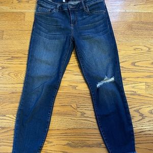 Kut From The Kloth Raw Hem Crop Jeans size 4